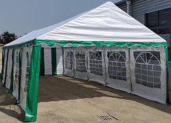 Торговая палатка Sundays Party 4x10 (белый/зеленый)