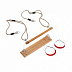 Детский игоровой набор Little Panda 'fun pack', качели+трапеция+кольца, веревка РР, красный