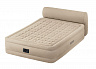 Надувная кровать со спинкой и встроенным насосом Intex Queen Headboard 64460 152x229x46 см 