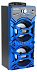 Колонка (MS-107BT) Bluetooth/USB/MicroSD/FM/MIC/дисплей/подсветка (синяя)