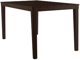 Стол пластиковый Ellastik Plast Прованс Прямоугольный 140x80x71.5 (шоколадный)