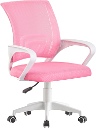 Кресло офисное Mio Tesoro Виола AF-C4021 (розовый/белый пластик)