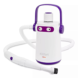 Пароочиститель Kitfort KT-9109-1 (белый/фиолетовый)