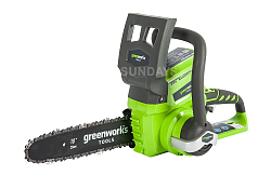 Цепная пила аккумуляторная GreenWorks G24CS25, 24V, 25см, без АКБ и ЗУ 2000007