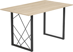 Обеденный стол Mio Tesoro Wasabi 120x70 (дуб сонома/черный)