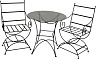 Комплект садовой мебели Грифонсервис СД39 (черный)