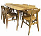 Комплект обеденной мебели Greenington AZARA GA-0008-CA/GCA-001-CA, бамбук, карамель