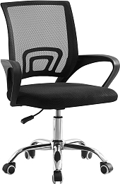 Кресло офисное Mio Tesoro Виола 695 AF-C4021 (черный/черный)