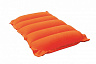 67485 Подушка надувная Bestway Flocked Air Travel Pillow, 38х24х9см+ремкомплект (оранжевый) 