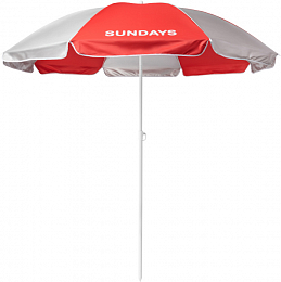 Зонт пляжный Sundays HYB1812 (красный/серебристый)