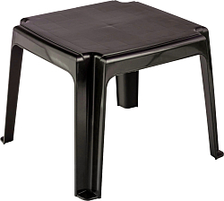 Кофейный столик садовый Ellastik Plast Элластик 45x45x38 (шоколадный)
