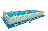Каркасный бассейн Intex Ultra Frame 28372/54990 975х488х132 см + фильтр-насос, лестница, покрывало, подстилка