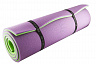 Коврик туристический двухслойный ATEMI 1800*600*12мм, зеленый/фиолетовый 