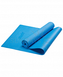 Коврик для йоги и фитнеса Starfit FM-101 PVC 173x61x0.6 см (синий)